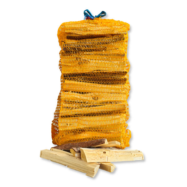 Anzündholz 540 dm³ im Netzsack | Made in Bavaria