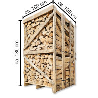 Brennholz Buche 33 cm 1,8 RM in der Holzbox