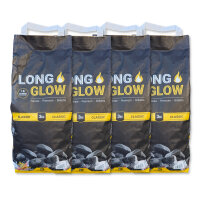 12 kg Long Glow Klassik Premium Grillbriketts | Made in Germany