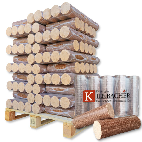 Nestro Hartholzbriketts 300 kg aus Buche & Eiche