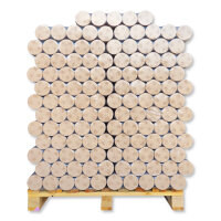 1000 kg Nestro Hartholzbriketts aus Buche & Eiche