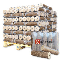 600 kg Nestro Hartholzbriketts mit Zugloch aus Buche