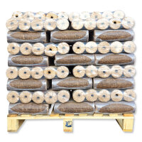 Nestro Hartholzbriketts 600 kg mit Zugloch aus Buche