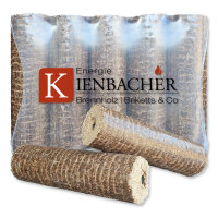 1000 kg Nestro Hartholzbriketts mit Zugloch aus Buche