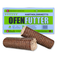 600 kg Nestro Hartholzbriketts im Karton