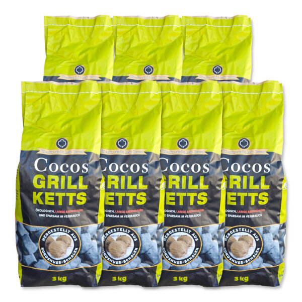 21 kg Cocos Grillbriketts