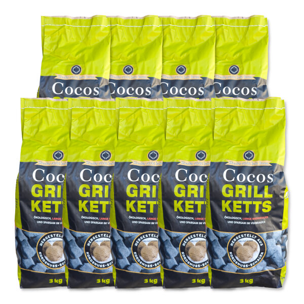Cocos Grillbriketts 27 kg