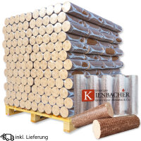 Nestro Hartholzbriketts 960 kg aus Buche & Eiche...