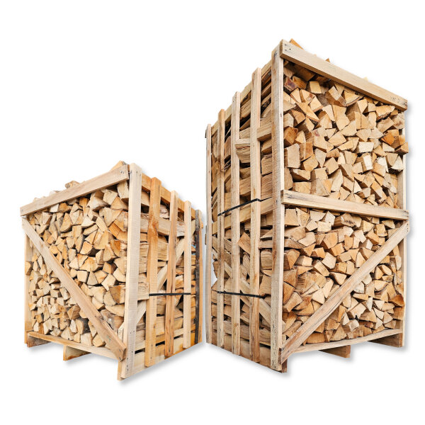 Brennholz in der Holzbox Heizsaison 2026/2027
