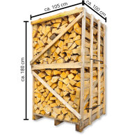 Brennholz Eiche 33 cm 1,7 RM in der Holzbox