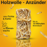 Holzwolle 1 kg - Anzünder | Made in Germany