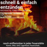 2 kg Holzwolle - Anzünder | Made in Germany