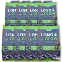 Long Glow Olive 24 kg Premium Grillbriketts | Made in Spain