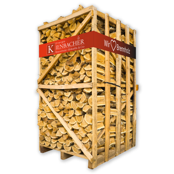 1,8 RM Akazie 25 cm Brennholz in der Holzbox