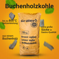 Buchenholzkohle Restaurant-Qualität
