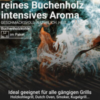 Buchenholzkohle Restaurant-Qualität