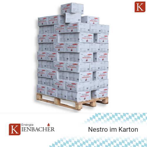 Nestro Holzbriketts im Karton