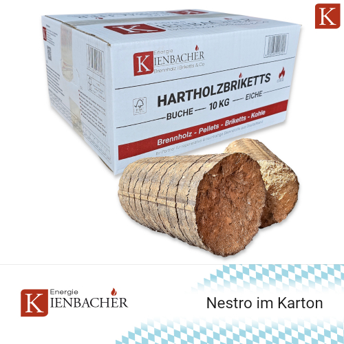 Nestro Holzbriketts im Karton